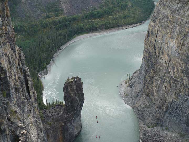 Sehensw&uuml;rdigkeiten in Kanada - Am Gate, Second Canyon, Nahanni River, Nordwestterritorien, Kanada